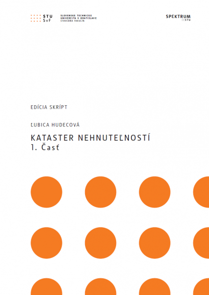 Kataster nehnuteľností, 1. časť